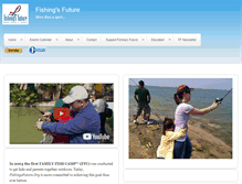 Tablet Screenshot of fishingsfuture.org